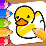 Cover Image of Download Coloring games for kids: 2-5 y  APK