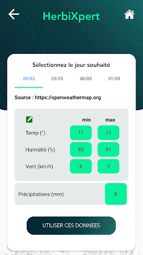 HerbiXpert Screen 2