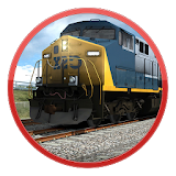 Real Train Driving Train Tracks Simulator Game 3D icon