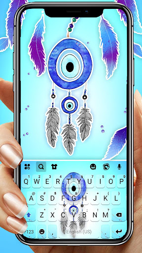 Android application Evil Eye Dreamcatcher Keyboard screenshort