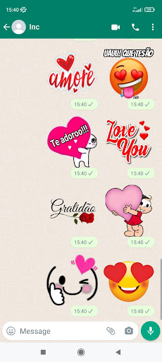 Figurinhas Amor Perfeito 2022 Screen 3