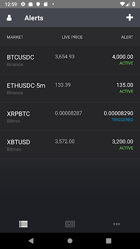 Moonscape - Crypto Tracker Screen 3