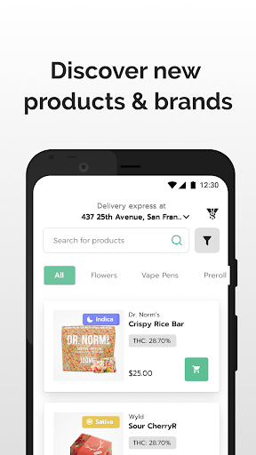 Android application Cannagram Dispensary screenshort