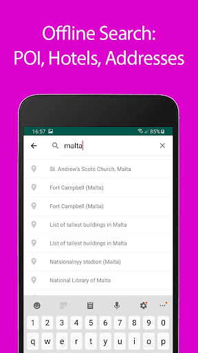 Malta Offline Map and Travel G Screen 3