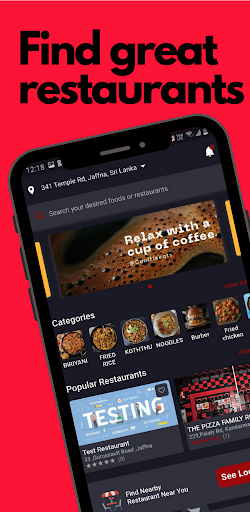 Coulfie Eats: Food Delivery Screen 2