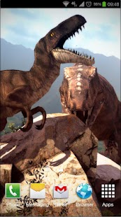 Captura de tela do Dinosaurs 3D Pro lwp