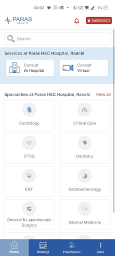 Paras Health Patient App Screen 3