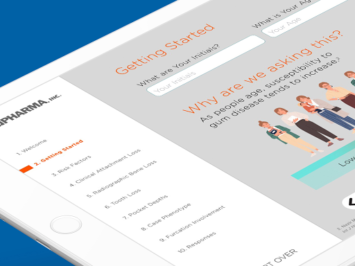 Android application MyPerioHealth screenshort
