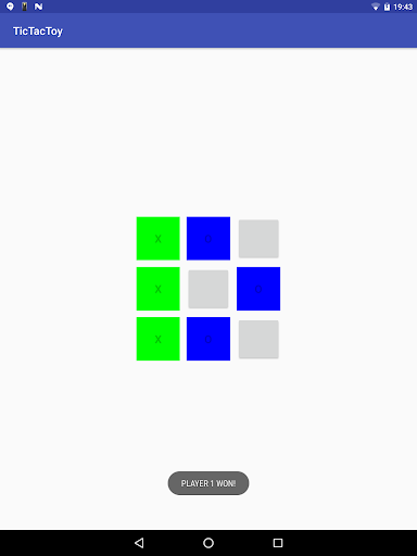 Android application TicTacToe screenshort