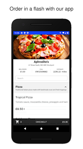 Android application Aphrodite’s screenshort
