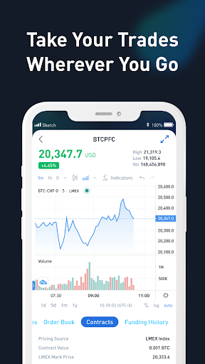 LMEX: Crypto & Bitcoin Trading Screen 3