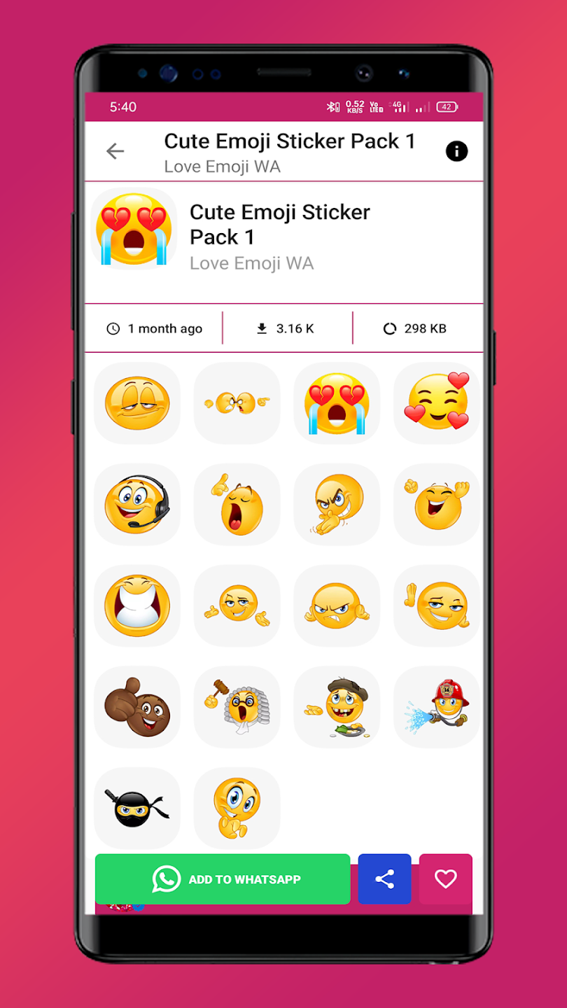 Tải WASticker - Stickers and emoji App trên PC với giả lập - LDPlayer