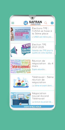 UNSA SAFRAN Screen 2