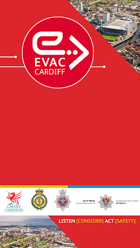 Android application EVAC CARDIFF screenshort