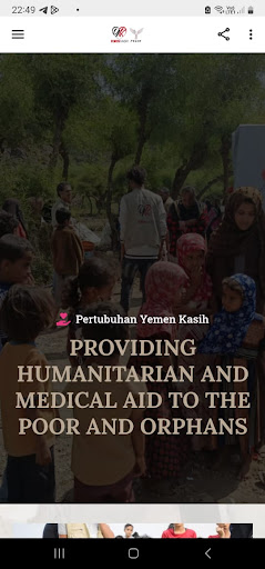 Android application Yemen Kasih screenshort