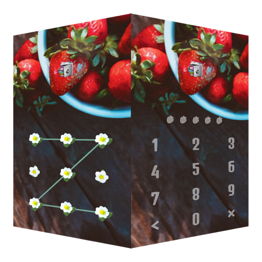 AppLock Theme Strawberry logo