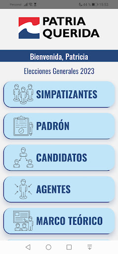 Android application votoAvoto screenshort