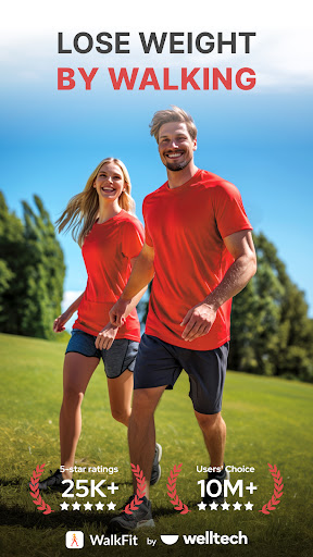 Android application Weight Loss Walking: WalkFit screenshort