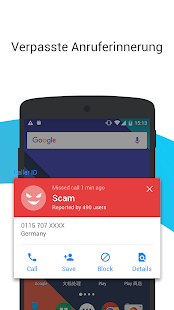 Anrufer-ID und Anrufblocker Screenshot
