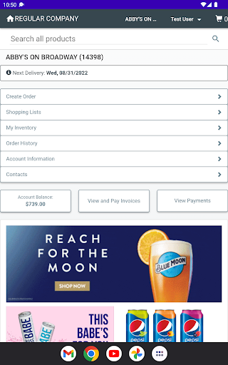 Retailer Portal Screen 2