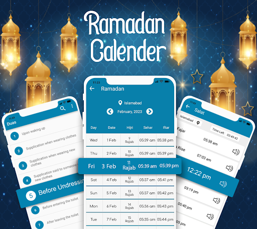 Android application Ramadan Calendar 2023 screenshort