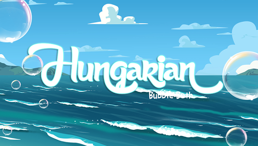 Android application Learn Hungarian Bubble Bath screenshort