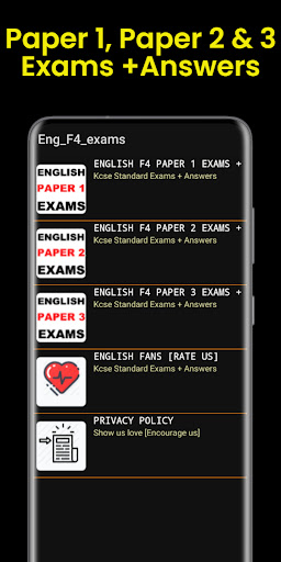 English Form 4 Exams + Answers Screen 3
