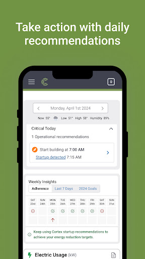 Android application Cortex Sustainability screenshort