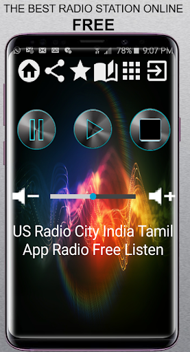 Android application US Radio City India Tamil App screenshort