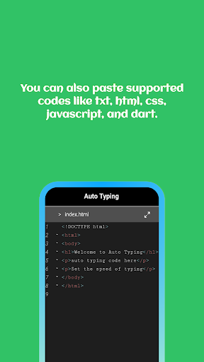 Auto Typing Screen 3