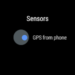 screenshot of Speedometer for smartwatches