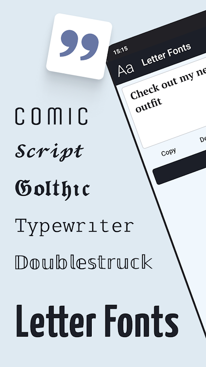 Letter Fonts - Stylish Text - 1.4.1.1 - (Android)