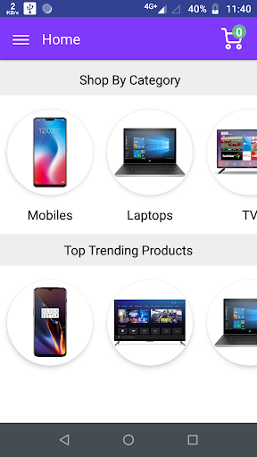 Android application WooCommerce Store App screenshort