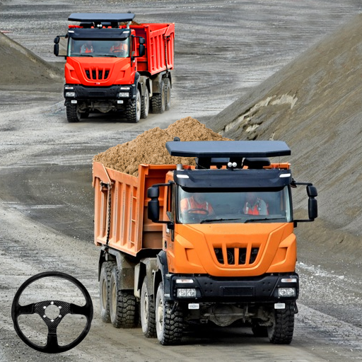 Cargo Truck Transport Truck 3D logo
