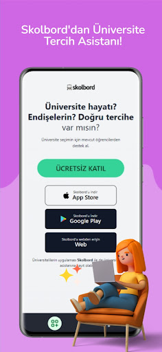 Android application Üniversite Tercih Asistanı screenshort