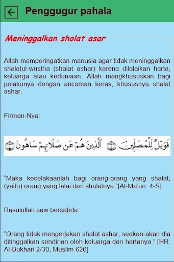 Penggugur Pahala Dalam Islam