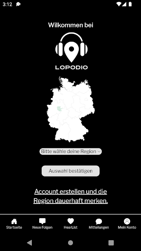 Android application LOPODIO screenshort