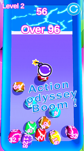Android application 2048 Shooter: Drop The Cube screenshort