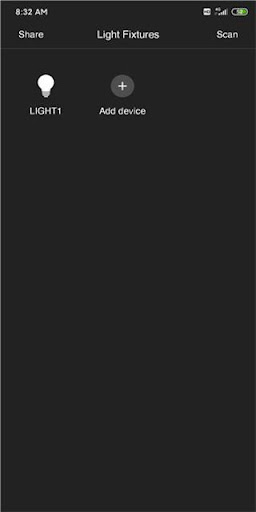 Android application Robbie LED screenshort