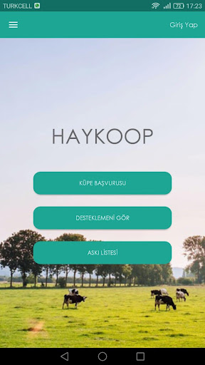 Android application Haykoop screenshort