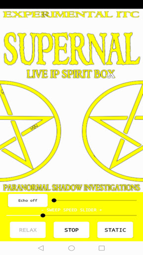 Supernal Spirit Box Screen 3
