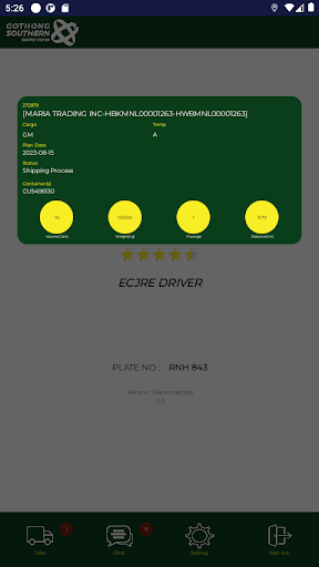 gEasy - Drivers App Screen 3