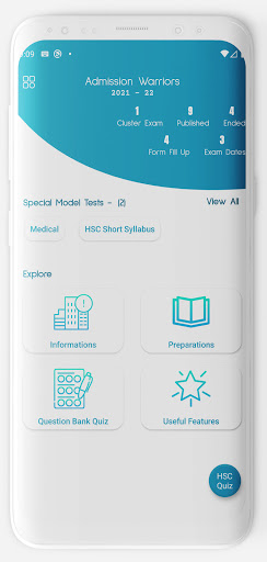 Android application Admission Warriors screenshort
