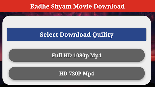 Radhe Shyam Full Movie HD