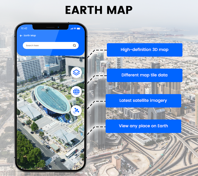 Earth Map Satellite View - New - (Android)