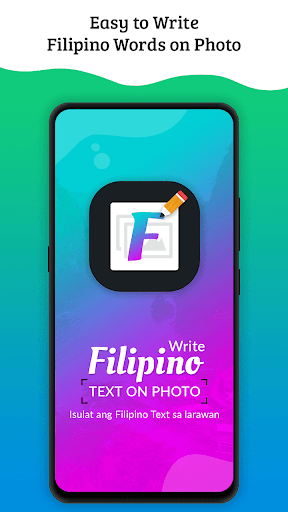 Android application Write Filipino Text on photo screenshort