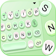 Green Candy Color Keyboard Background
