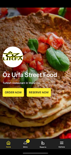 Android application Öz Urfa Street Food screenshort