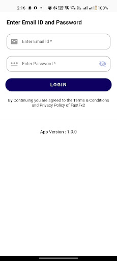 Fastfx Merchant Screen 2