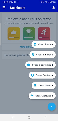Android application Softland CRM screenshort